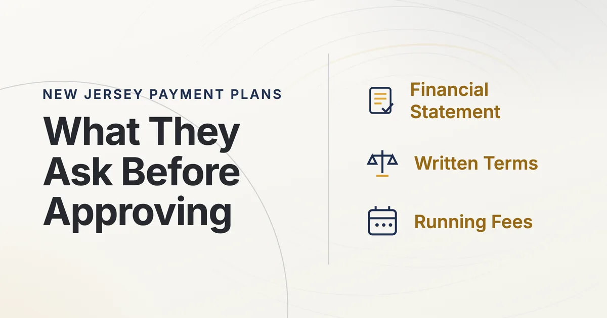 How a New Jersey Division of Taxation Payment Plan Actually Works